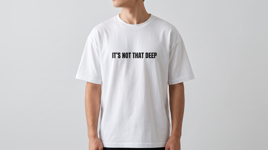 Not That Deep Tee [ No Thoughts ]
